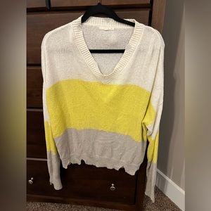 Color block sweater